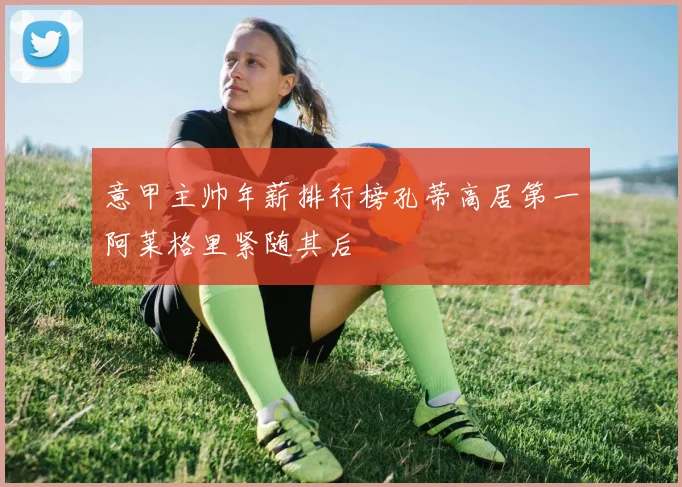 意甲主帅年薪排行榜孔蒂高居第一阿莱格里紧随其后